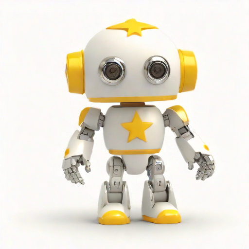A toy design from the Imaginator: a tiny friendly robot with stars