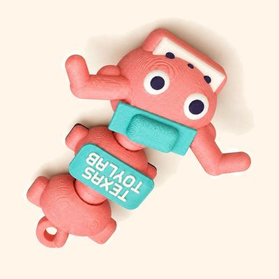 Buck the Longhorn, the printed Pocket Crew toy