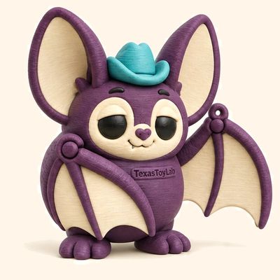 Congress the Bat, 3D-printed toy