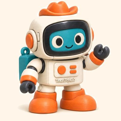 Mission Bot, 3D-printed toy