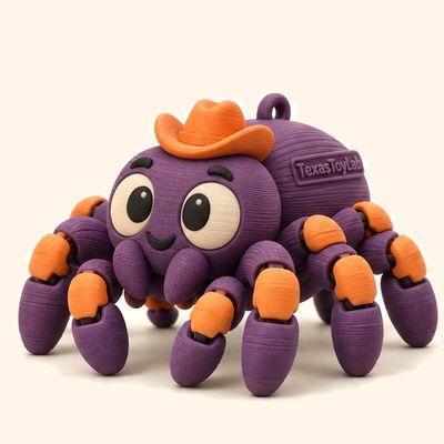 Mr. Tarantula, 3D-printed toy