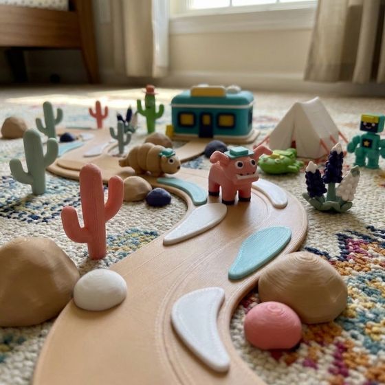 The Back Forty Trail playset: a long way to the diner