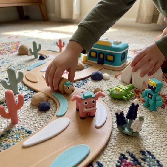 The Back Forty Trail playset: out on the trail