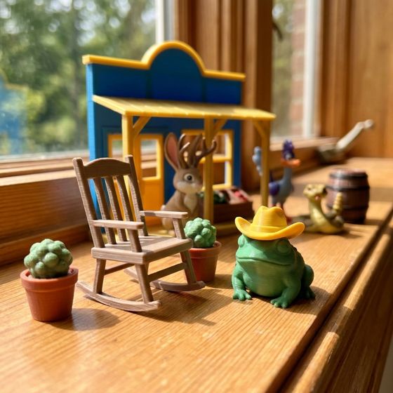 The Front Porch playset: porch life, up close
