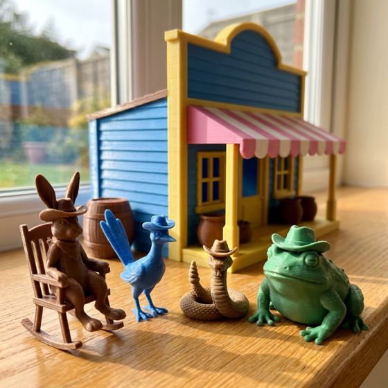 The Front Porch playset: howdy from the porch