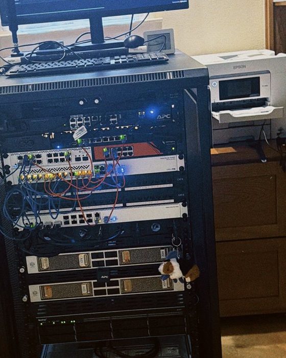 Norman and the AI computers in the real Lab rack