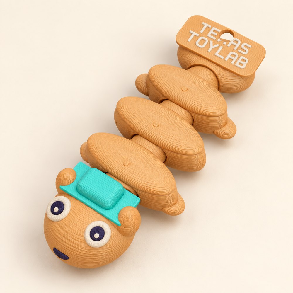 Tumble the Armadillo, the printed Pocket Crew toy